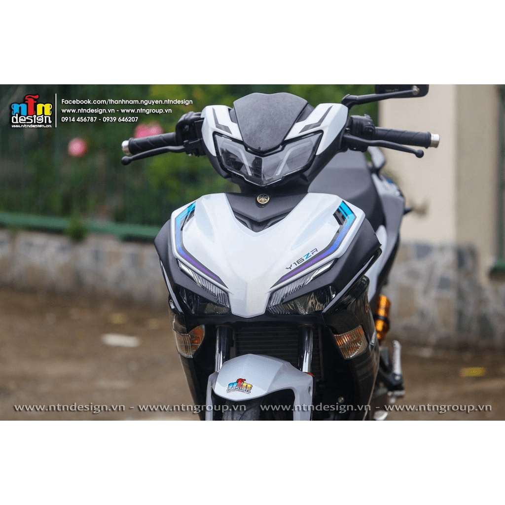 Tem rời Exciter 155 Xám xanh tím  - Mẫu Y16ZR