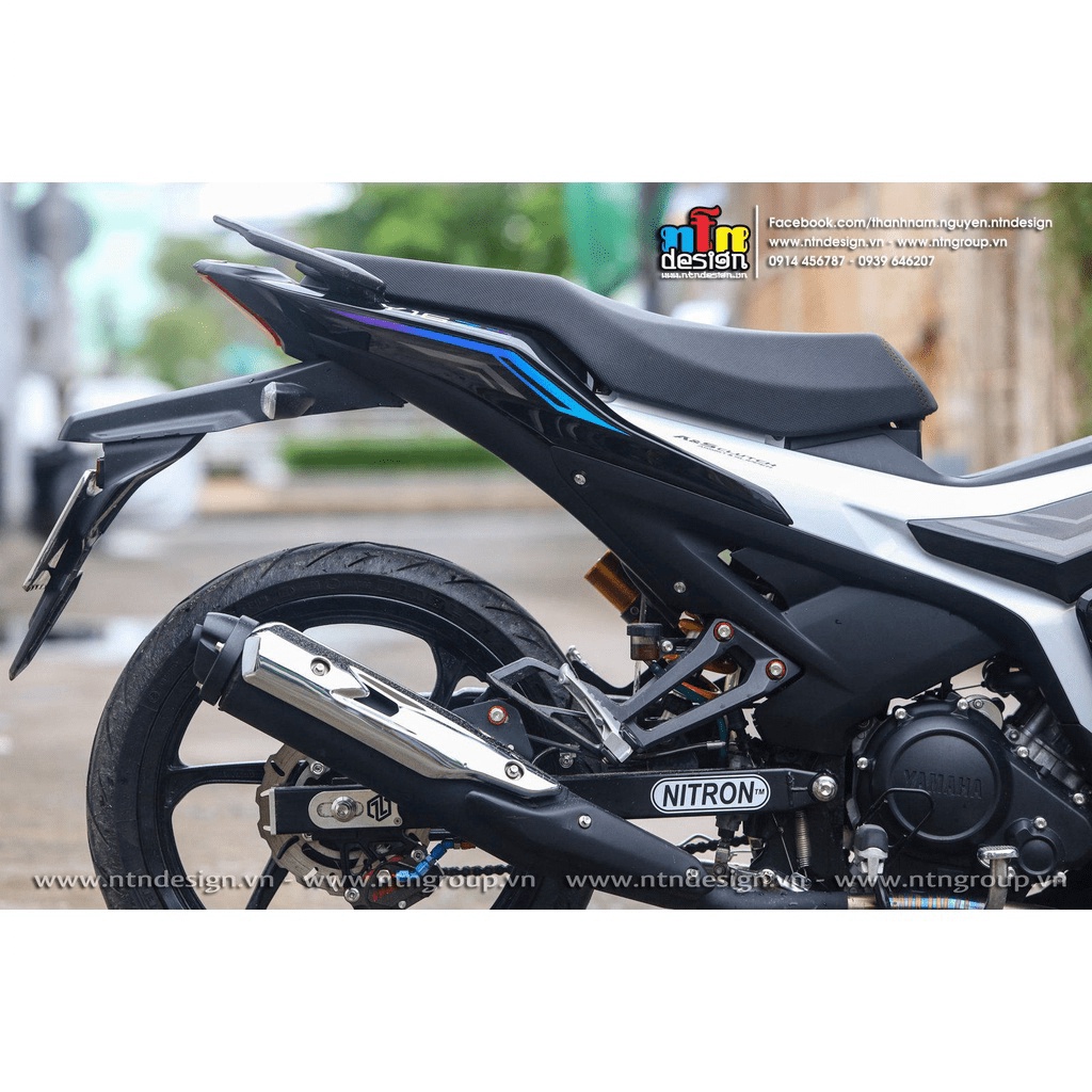 Tem rời Exciter 155 Xám xanh tím  - Mẫu Y16ZR