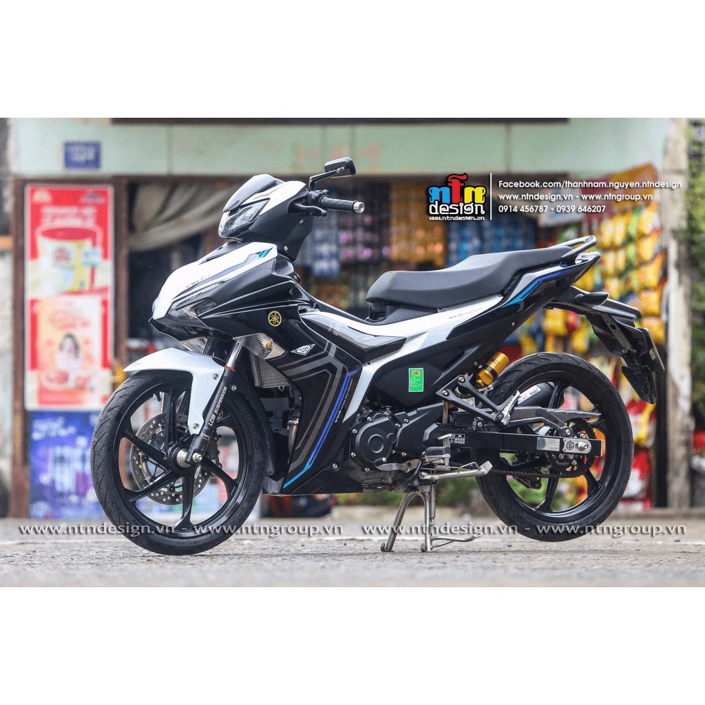 Tem rời Exciter 155 Xám xanh tím  - Mẫu Y16ZR