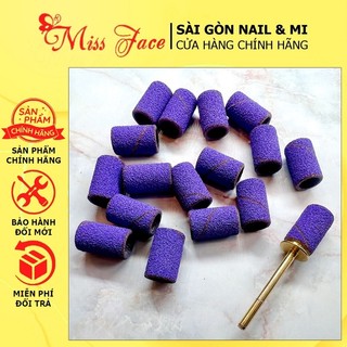 Đầu mài nhám - Vỏ nhám sần mịn mặt móng - đầu mài giấy mài nhám mặt móng chuyên dụng