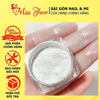 Hũ tráng gương ngoc trai ánh trắng - bột tráng gương ánh trắng siêu xinh - bột mịn mướt - dụng cụ tráng gương DESIGN