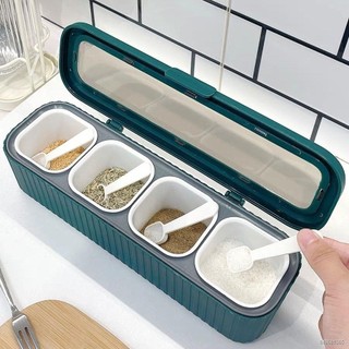 Hộp đựng gia vị nhà bếp hộ gia đình gia vị kết hợp bộ một đa lưới lọ đựng gia vị đựng gia vị đựng muối lọ đựng gia vị