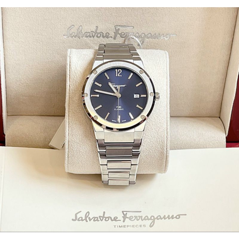 Đồng Hồ Nam Salvatore Ferragamo F80 Chuẩn Máy Thuỵ Sỹ Siz 41mm