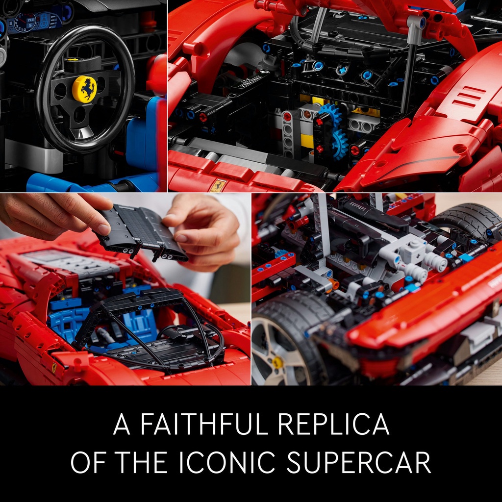 [Mã LIFEMC06DBAU giảm 50k đơn 350k] LEGO Technic 42143 Siêu Xe Ferrari Daytona SP3 (3778 chi tiết)