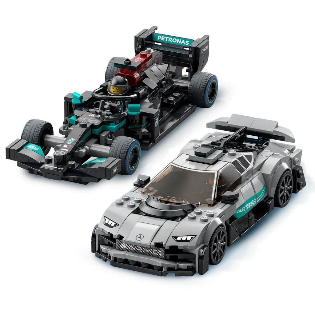 LEGO Speed Champions 76909 Siêu Xe Mercedes-AMG F1 W12 E Performance & Mercedes-AMG Project One (564 chi tiết)