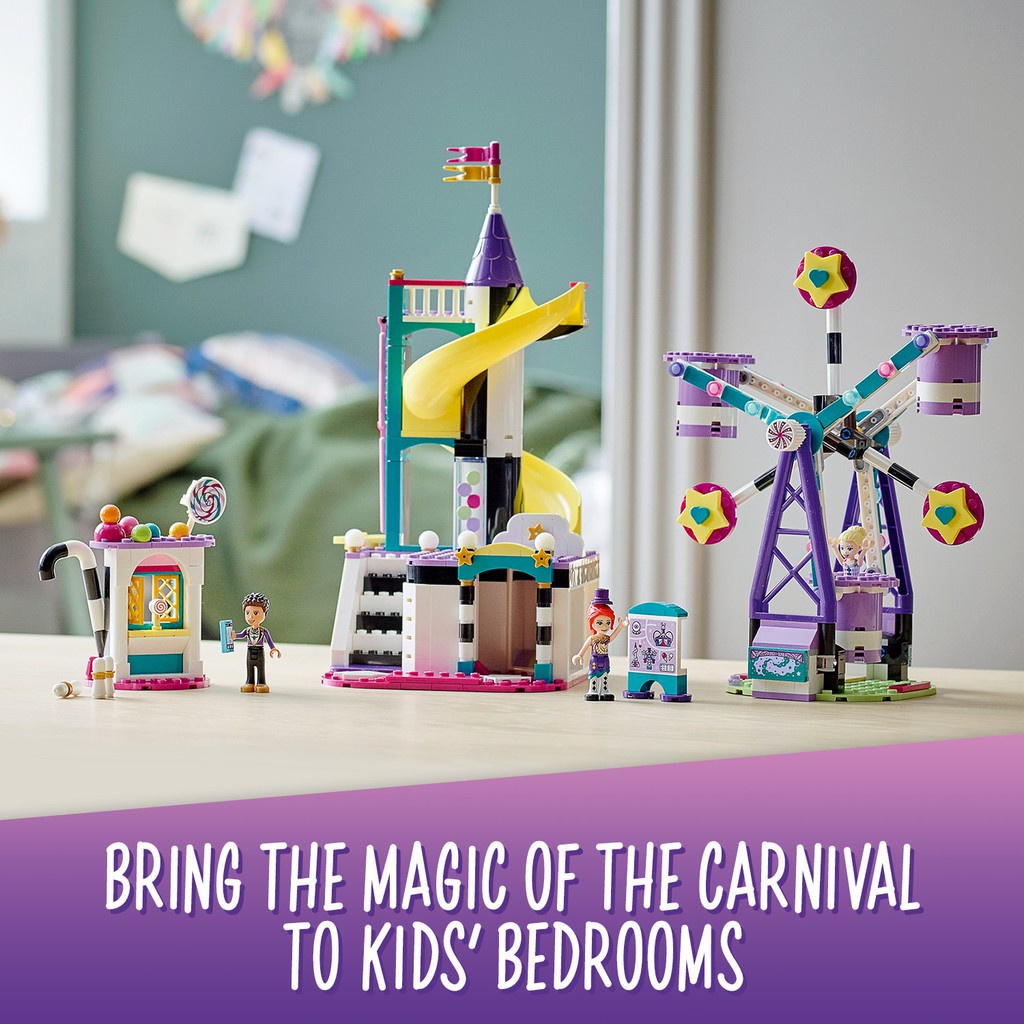 LEGO Friends 41689 Khu vui chơi và vòng quay ảo thuật  Đồ lắp ráp bé gái