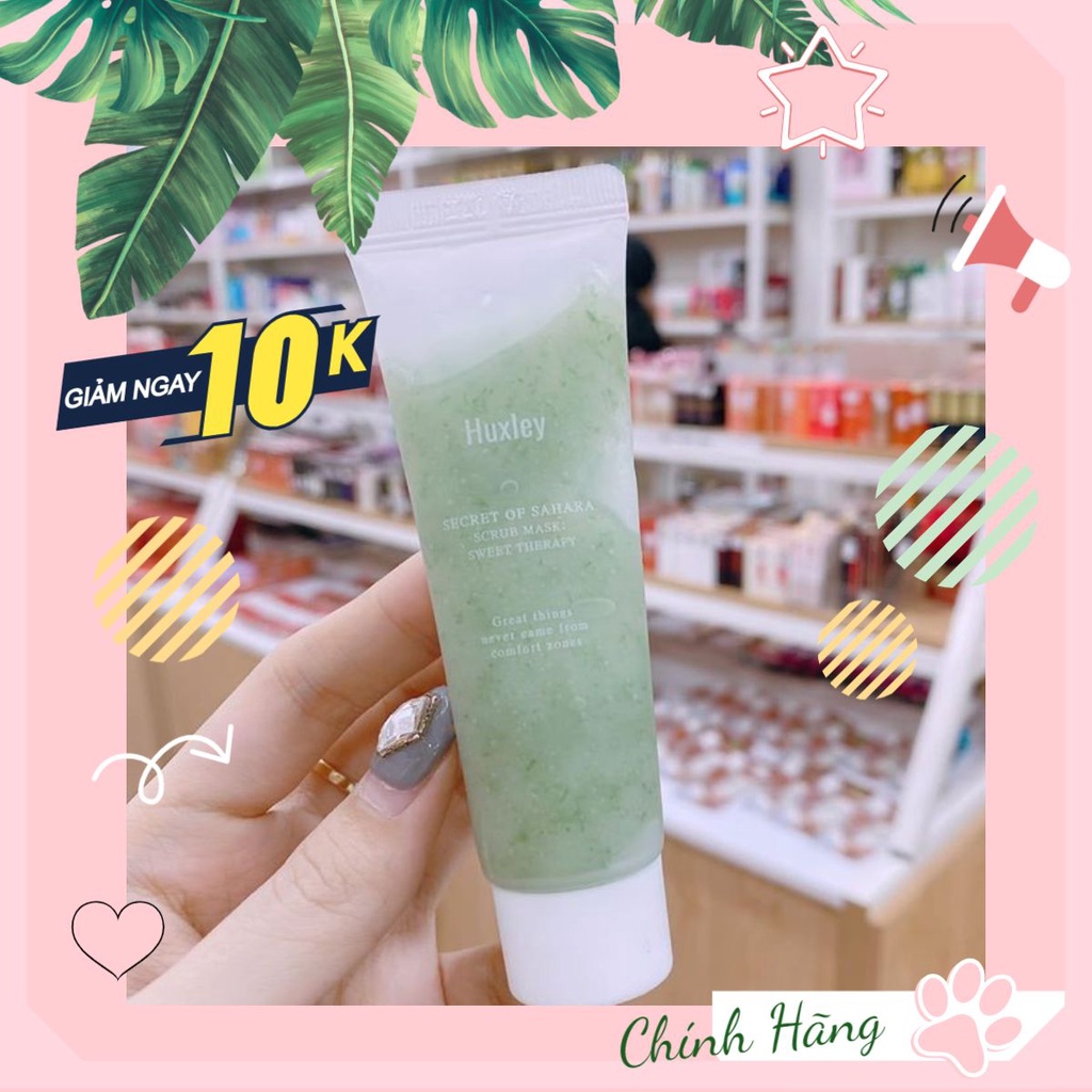 Tẩy Tế Bào Chết, Dưỡng Da Chiết Xuất Từ Xương Rồng Huxley Scrub Mask Sweet Therapy 30g ( mới về ) | BigBuy360 - bigbuy360.vn