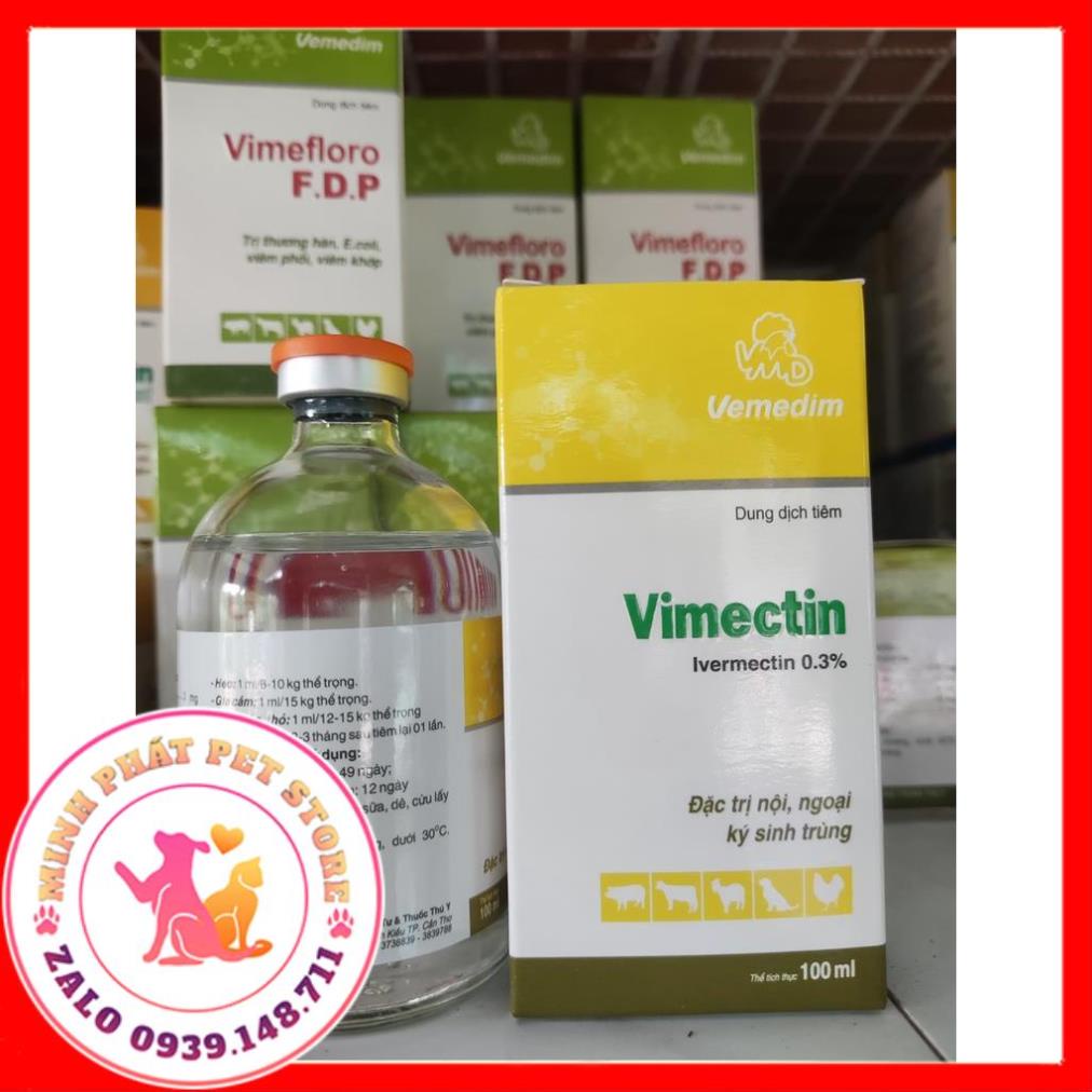 Xỗ lãi 20ml & 100ml nội ngoại ký sinh trùng trên gia súc gia cầm