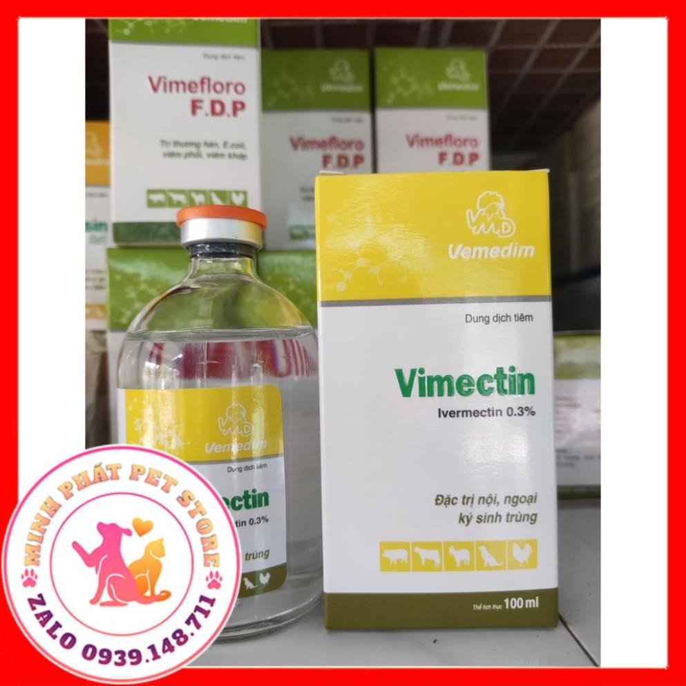 Xỗ lãi 20ml & 100ml nội ngoại ký sinh trùng trên gia súc gia cầm