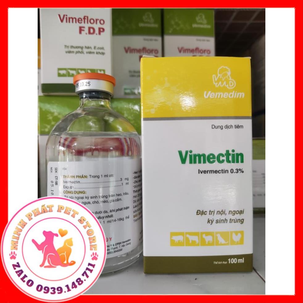 Xỗ lãi 20ml & 100ml nội ngoại ký sinh trùng trên gia súc gia cầm