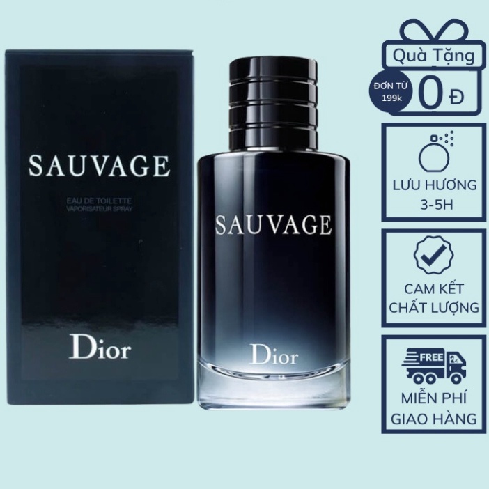 Nước hoa nam chính hãng cao cấp D.IOR SAU.VAGE, dầu thơm nam mẫu thử 100ml hương thơm nam tính mạnh mẽ cuốn hút C63 x78 | BigBuy360 - bigbuy360.vn