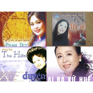 Bộ 4 cd ca sĩ thu hiền âm thanh chất lượng cao