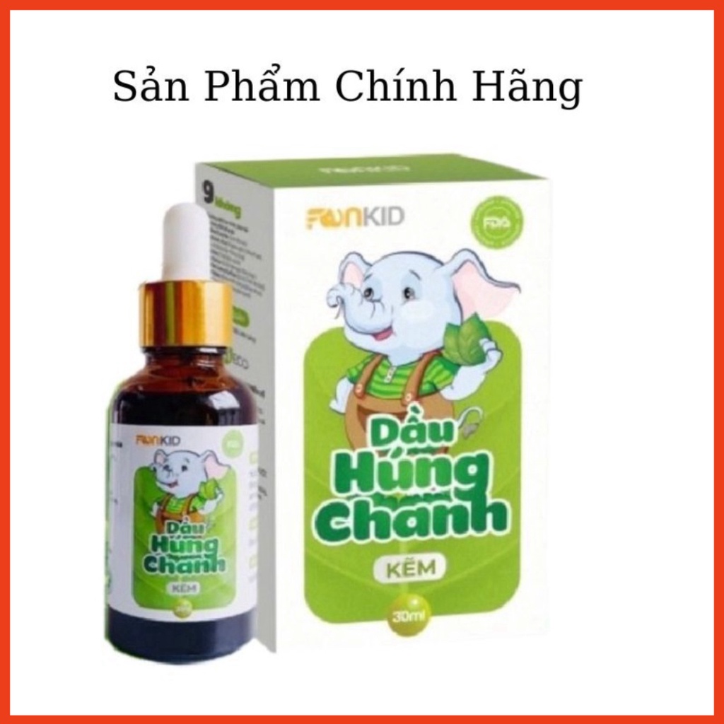 Dầu húng chanh kẽm 30ml Faneco Hỗ trợ tăng đề kháng cho bé -emi_authentic