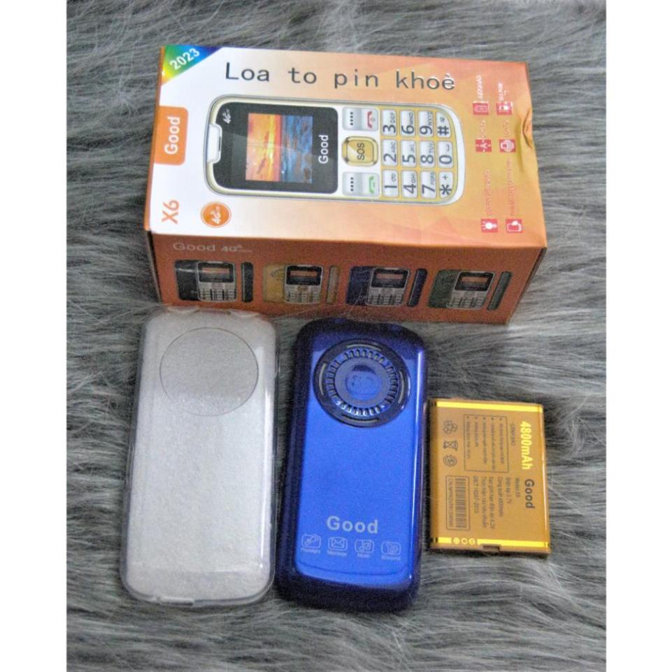 { BH 6 THÁNG } điện thoại người già, cao tuổi X6 4G, Đọc Số, Loa To, Chữ To Pin Trâu. BẢO HÀNH 1 ĐỔI 1 TRONG 2 THÁNG | BigBuy360 - bigbuy360.vn