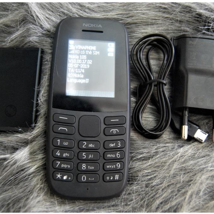 { BH 6 THÁNG } điện thoại giá rẻ nokia 105 (2019) sóng 4G, 2Sim. BẢO HÀNH 1 ĐỔI 1 TRONG 2 THÁNG | BigBuy360 - bigbuy360.vn