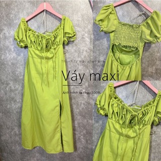 váy maxi chất xốp Dễ thương