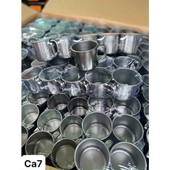 Ca inox 7cm - cốc uống nước inox có quai ssr