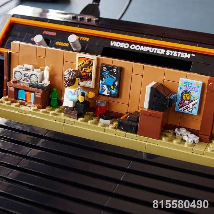 Tương thích với Máy chơi game Lego Atari 2600 Creative Series 10306 Bộ sưu tập đồ chơi lắp ráp dành cho bé trai và bé gá