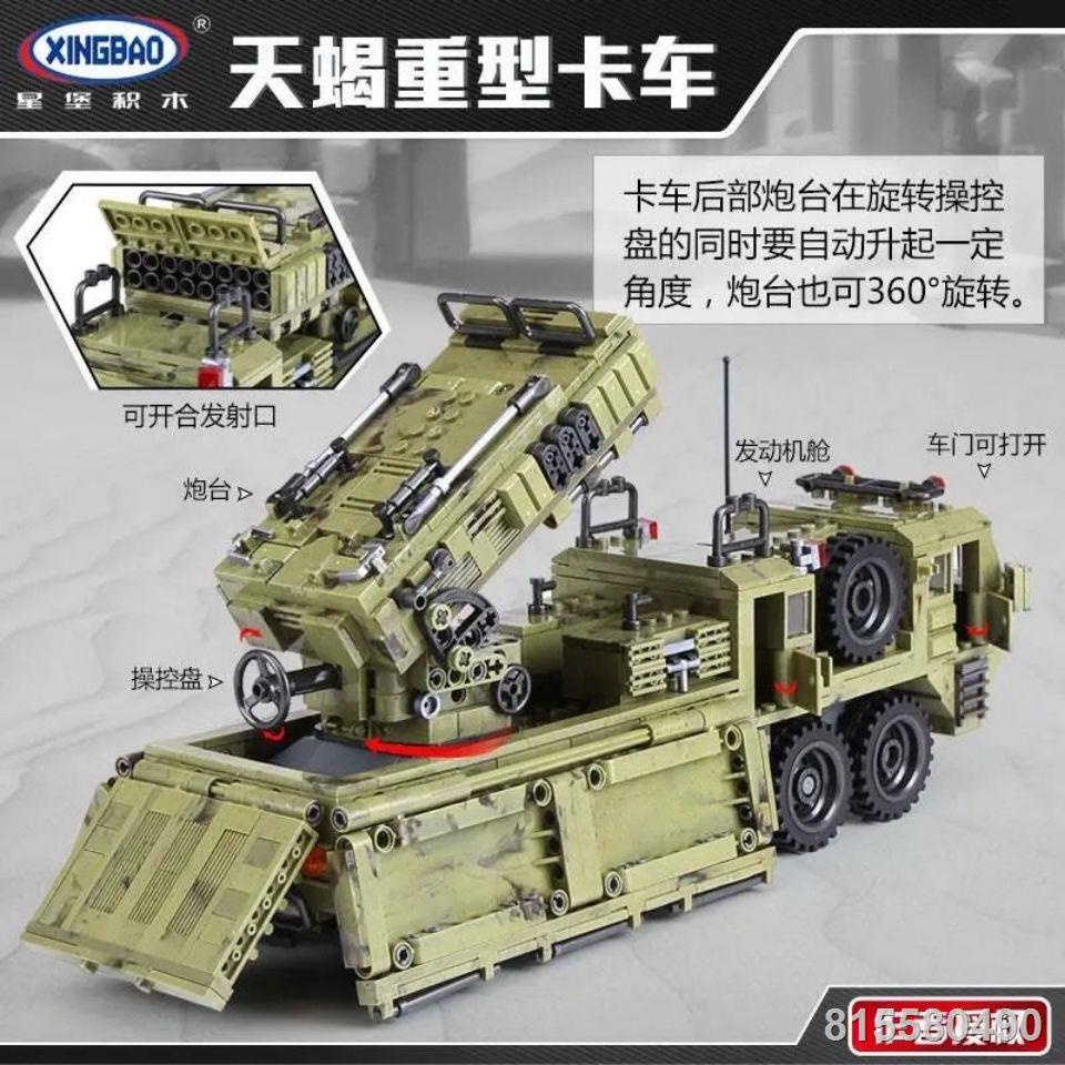 Tương thích với Lego Star Fort XB-06014 Mô Hình Quân Sự Scorpio Xe Tải Hạng Nặng Bé Trai Đồ Chơi Khối Xây Dựng Lắp Ráp