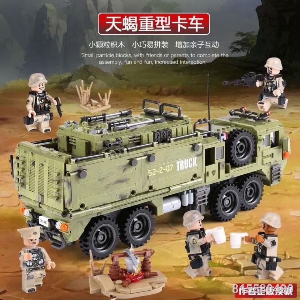 Tương thích với Lego Star Fort XB-06014 Mô Hình Quân Sự Scorpio Xe Tải Hạng Nặng Bé Trai Đồ Chơi Khối Xây Dựng Lắp Ráp