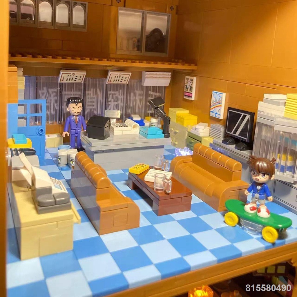 Thám Tử Lừng Danh Conan Người Maori Cơ Quan Thám Tử Cà Phê Mô Hình Xung Quanh Nhân Vật Tay Đồ Chơi Lắp Ráp Vật Trang Trí