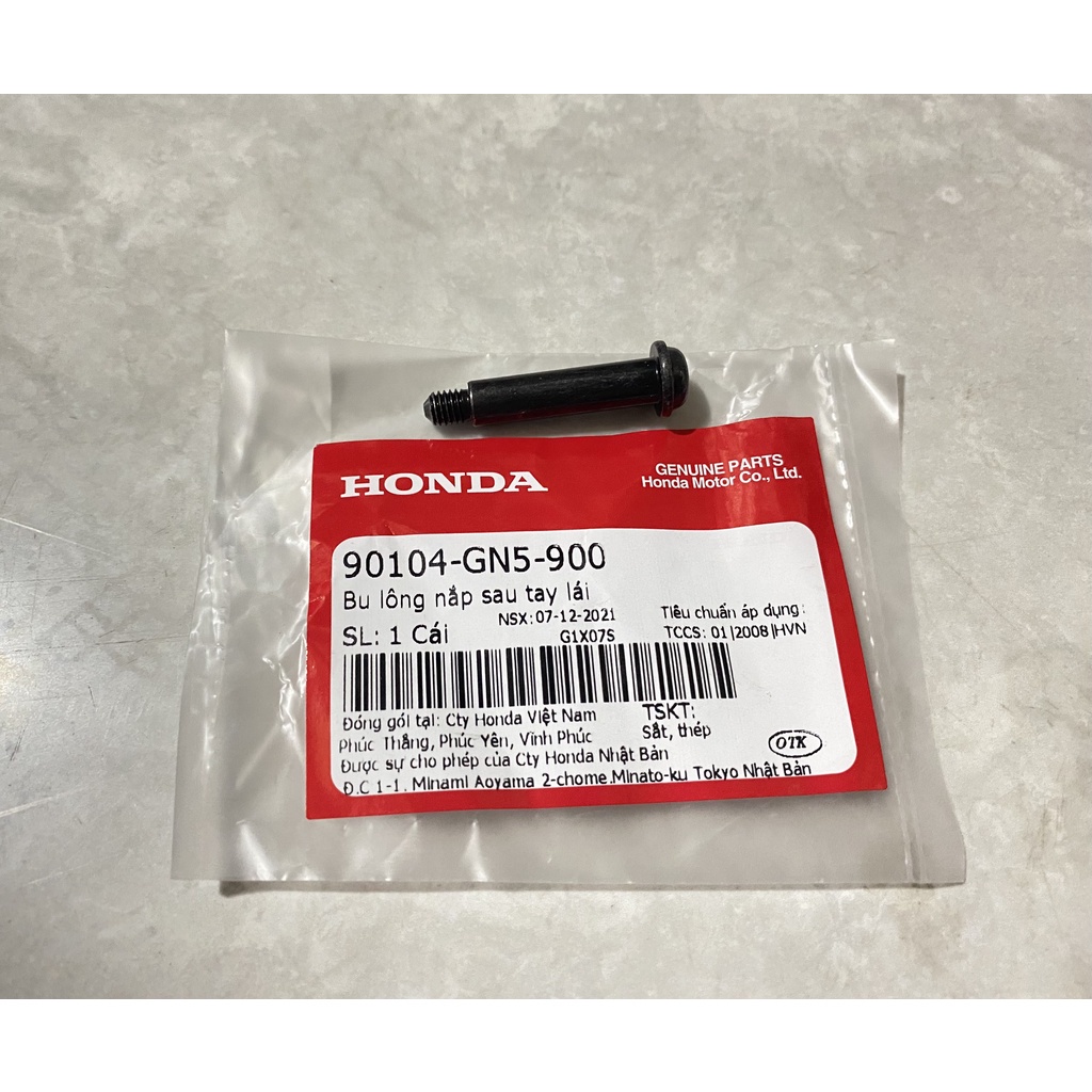 Bu lông nắp sau tay lái Dream chính hãng Honda (90104-GN5-900)