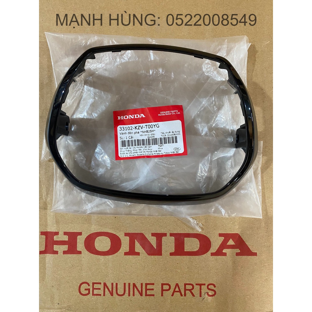 Vành đèn pha Dream110 màu Đen chính hãng Honda (33102-KZV-T00YG)