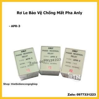 Rơ le bảo vệ chống mất pha anly apr-3