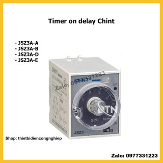 Chint timer on delay 2no-2nc jsz3a-a jsz3a-b jsz3a-d jsz3a-e