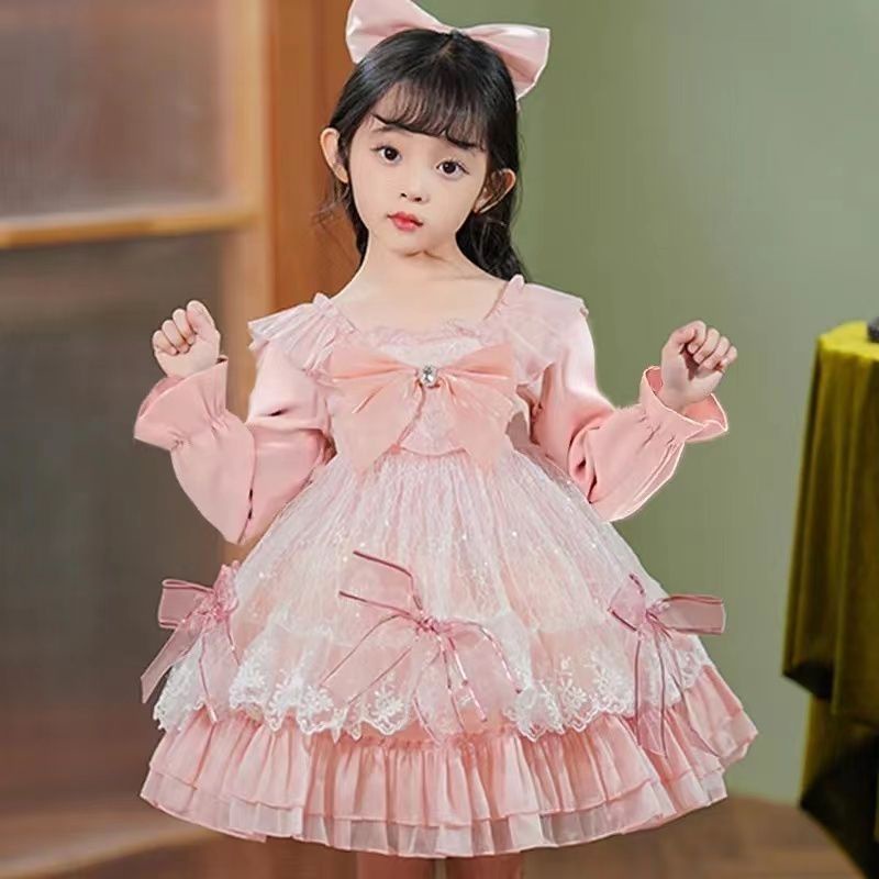 Đầm Công Chúa lolita Xinh Xắn Theo Phong Cách Trung Hoa Dành Cho Bé Gái 9.4