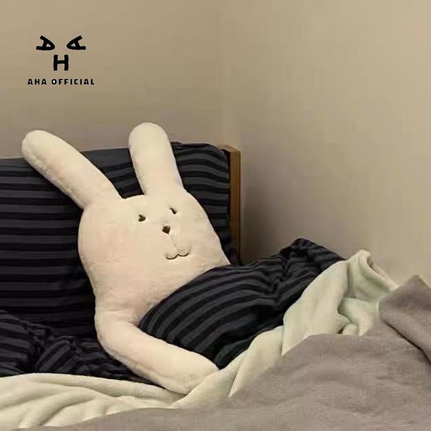 Thỏ Nhồi Bông Màu Trắng Dễ Thương Dùng Làm Quà Tặng Sinh Nhật