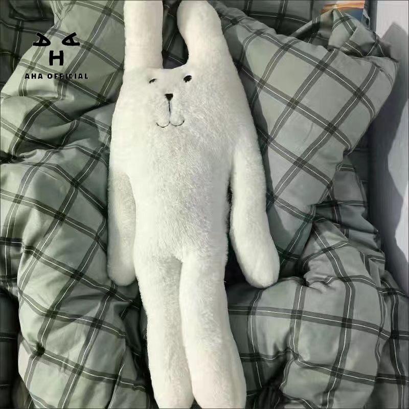 Thỏ Nhồi Bông Màu Trắng Dễ Thương Dùng Làm Quà Tặng Sinh Nhật