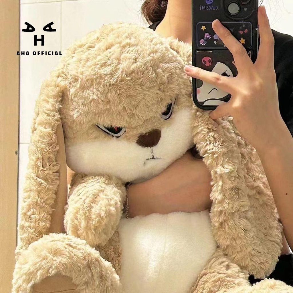 Thú Nhồi Bông Hình Thỏ Dễ Thương Cho Bé