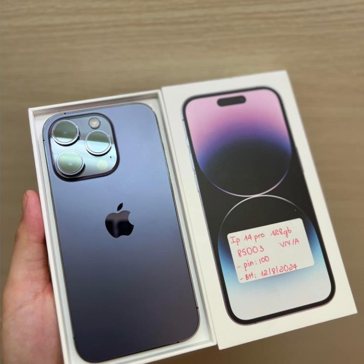 Iphone 14 Pro 128gb Tím mã Việt Nam Likenew K9Q