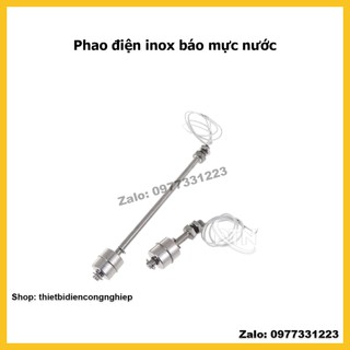 Phao điện inox báo mực nước