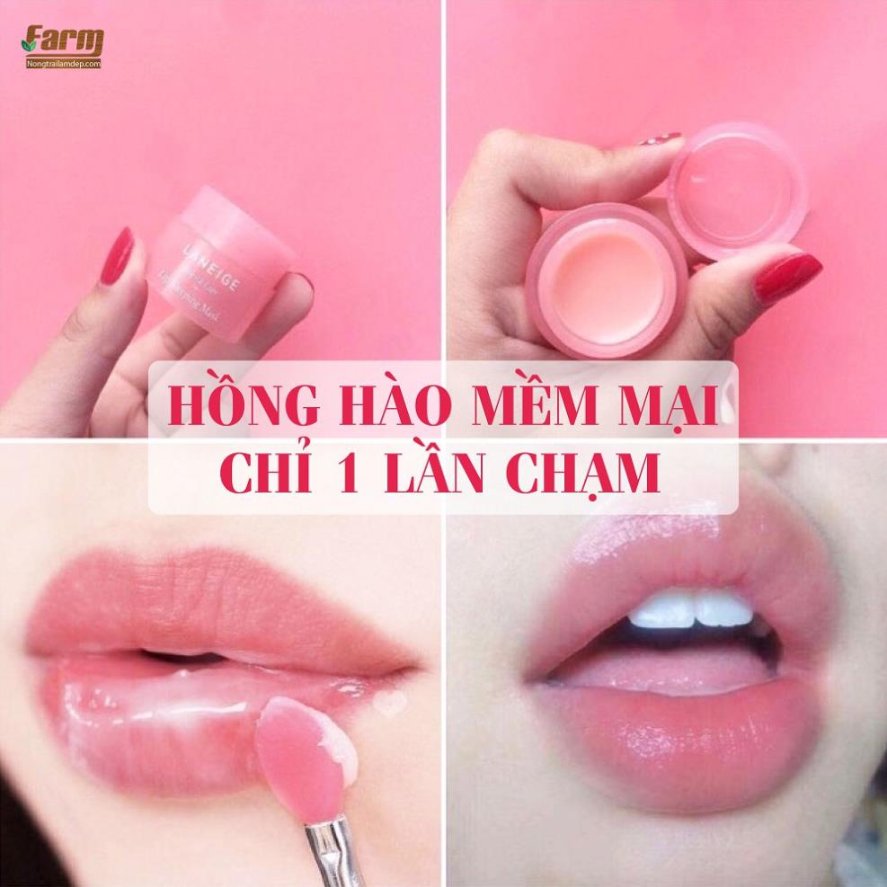 Mặt nạ ngủ cho môi Laneige 3g hương quả mọng dưỡng môi mềm mịn
