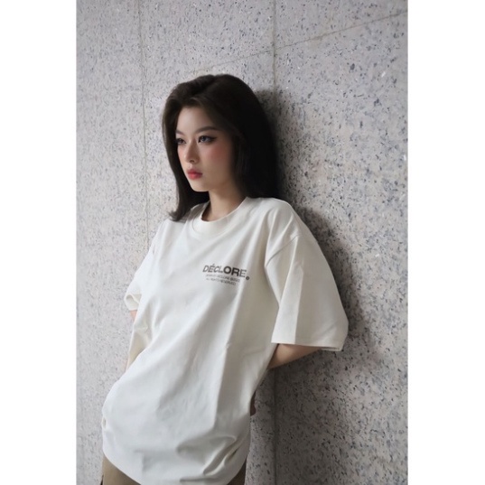 Áo Thun Local Brand Unisex DÉCLORE Signature T-Shirt, Áo Phông Unisex 100% Cotton 2 chiều Basic Tee
