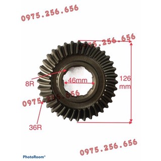 Bánh răng 178=186 36r-8t vành chậu phụ tùng máy nông nghiệp phụ tùng hùng lỳ