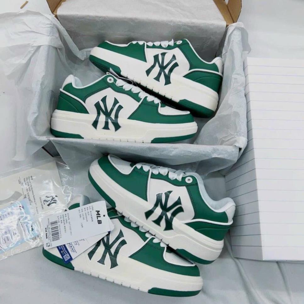 Giày sneaker MLB Liner Chunky,xanh mới Giày Thể Thao MLB Tăng Chiều Cao mới nhất 2023 MLB Xanh Lá Bản Cao Cấp