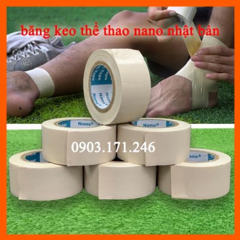 Băng Keo Thể Thao, Băng Keo Thể Thao Nano, Băng Keo Đá Bóng Màu Kem