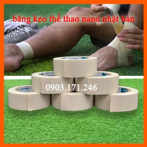 Băng Keo Thể Thao, Băng Keo Thể Thao Nano, Băng Keo Đá Bóng Màu Kem