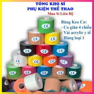 【 KHO SỈ 】Băng Dán Cơ Thể Thao, Băng Keo vải phục hồi chấn thương khi vận động mạnh