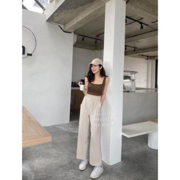 ÁO 2 dây bản to có mút ngực 2 dây croptop Ao2daybantocodem6045/P1K12 | BigBuy360 - bigbuy360.vn