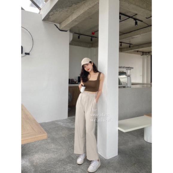 ÁO 2 dây bản to có mút ngực 2 dây croptop Ao2daybantocodem6045/P1K12 | BigBuy360 - bigbuy360.vn