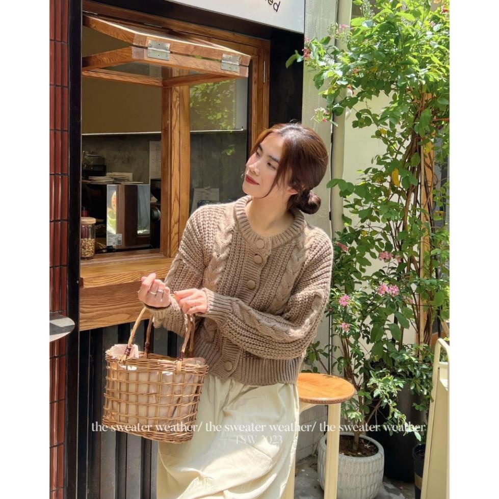 Áo cadigan len thừng dáng lỡ phong cách ulzzang - Aolenthungcucboc8830_P8