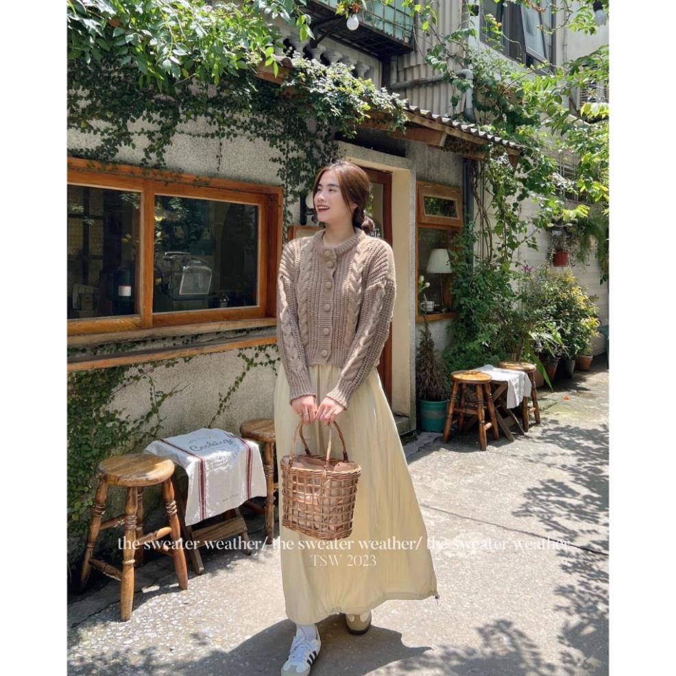 Áo cadigan len thừng dáng lỡ phong cách ulzzang - Aolenthungcucboc8830_P8