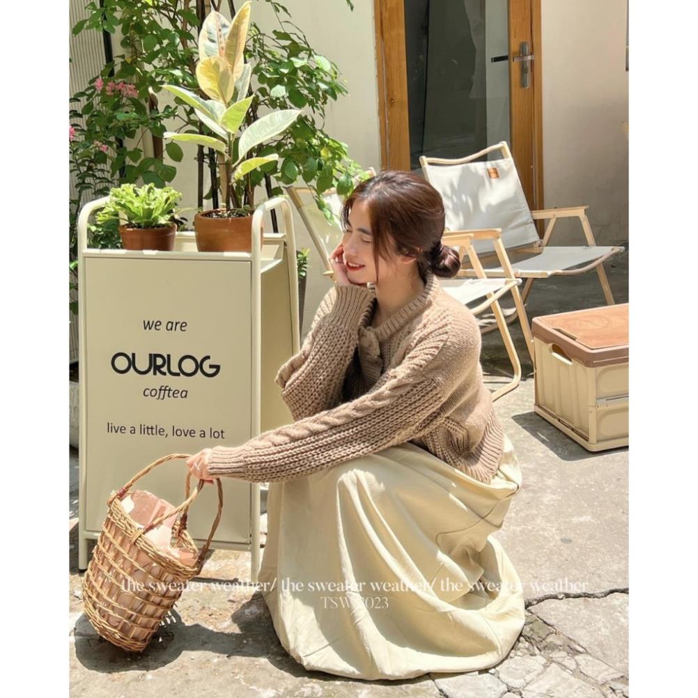 Áo cadigan len thừng dáng lỡ phong cách ulzzang - Aolenthungcucboc8830_P8