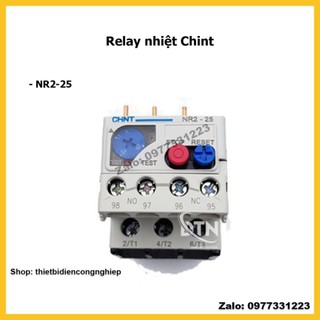 Chint rơle nhiệt đuôi nhiệt chint nr2-25 cho khởi nc1-09/32a