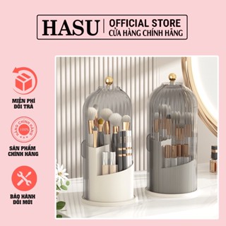 Hộp đựng cọ đồ makeup - Ống đựng cọ làm nail xoay 360 độ có nắp - hộp đựng dụng cụ có nắp xoay