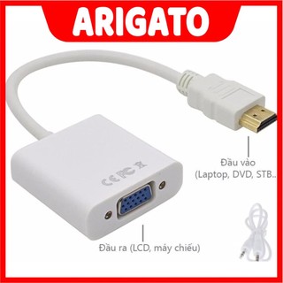 Cáp chuyển HDMI sang VGA có Audio hàng chất lượng